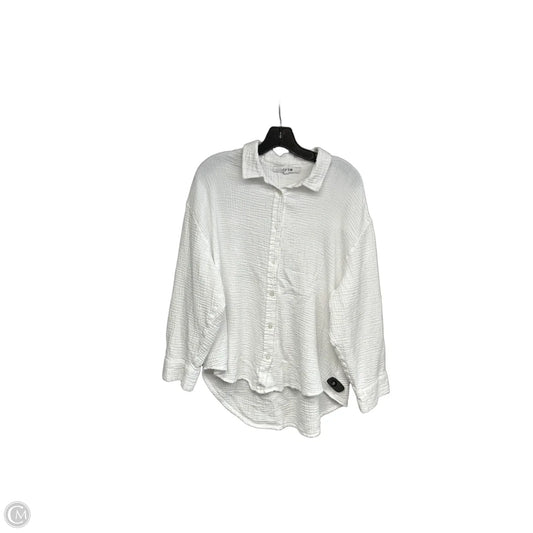 Top Long Sleeve By Joes Jeans In White, Size: Xl