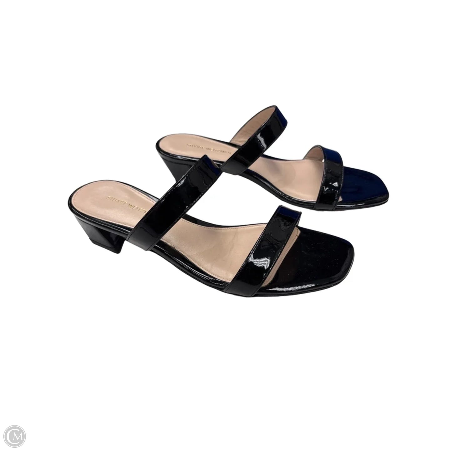 Sandals Designer By Stuart Weitzman In Black, Size: 7