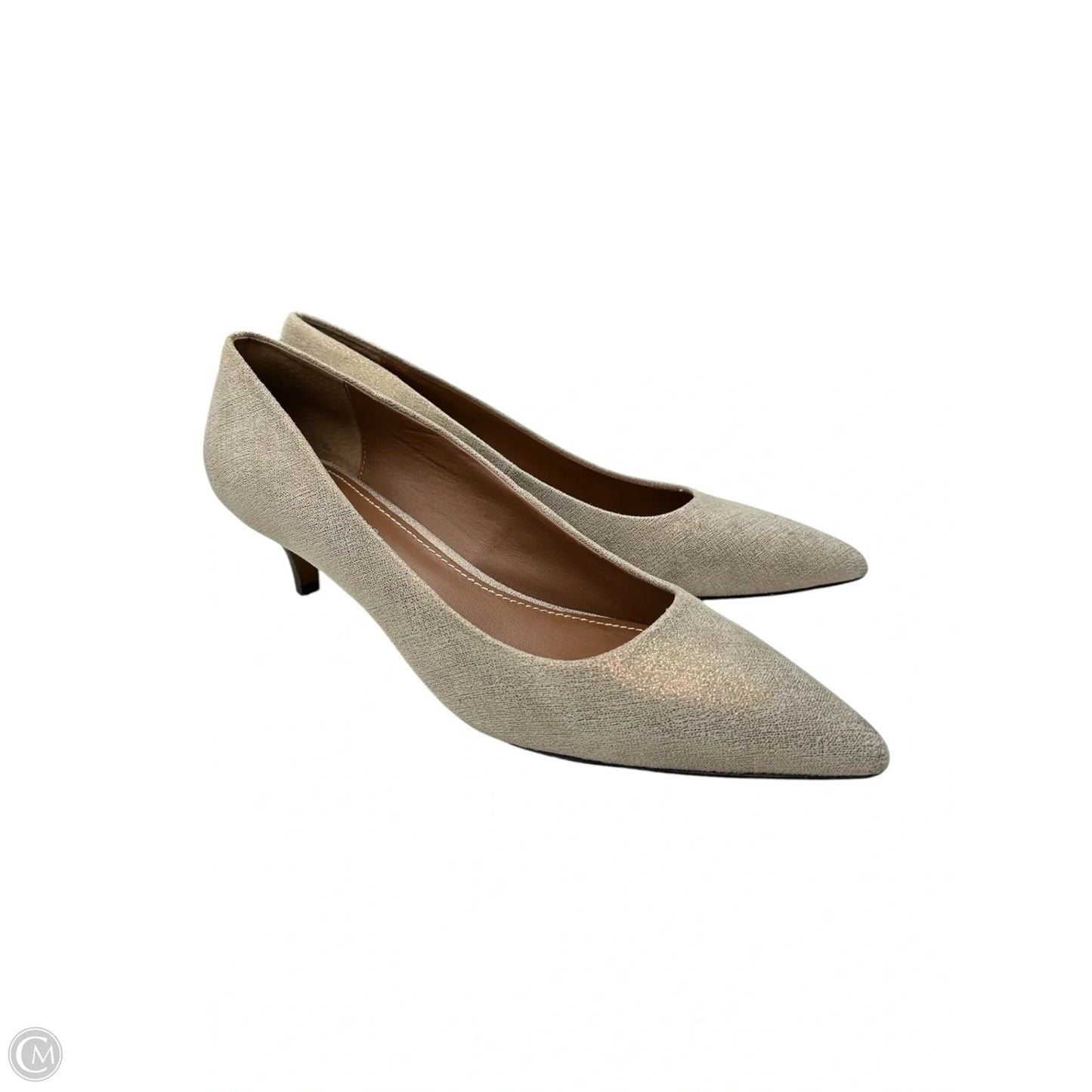 Shoes Heels Kitten By Donald Pliner In Gold, Size: 8.5