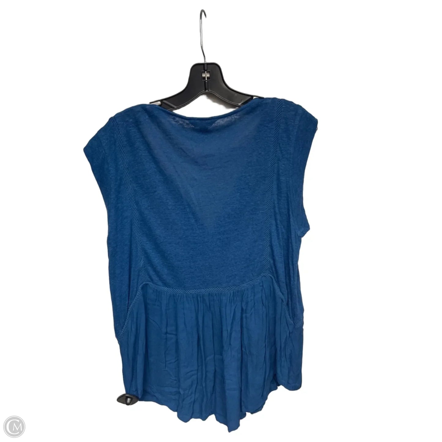 Top Sleeveless By Lucky Brand In Blue, Size: Xl
