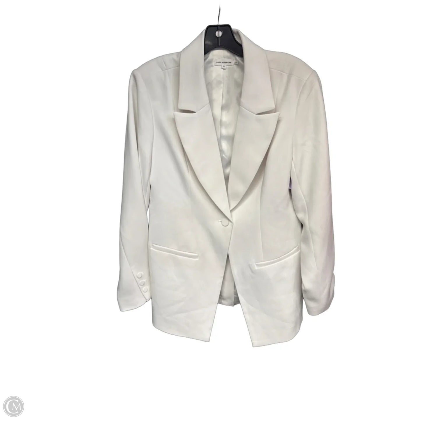 Blazer By Good American In White, Size: L