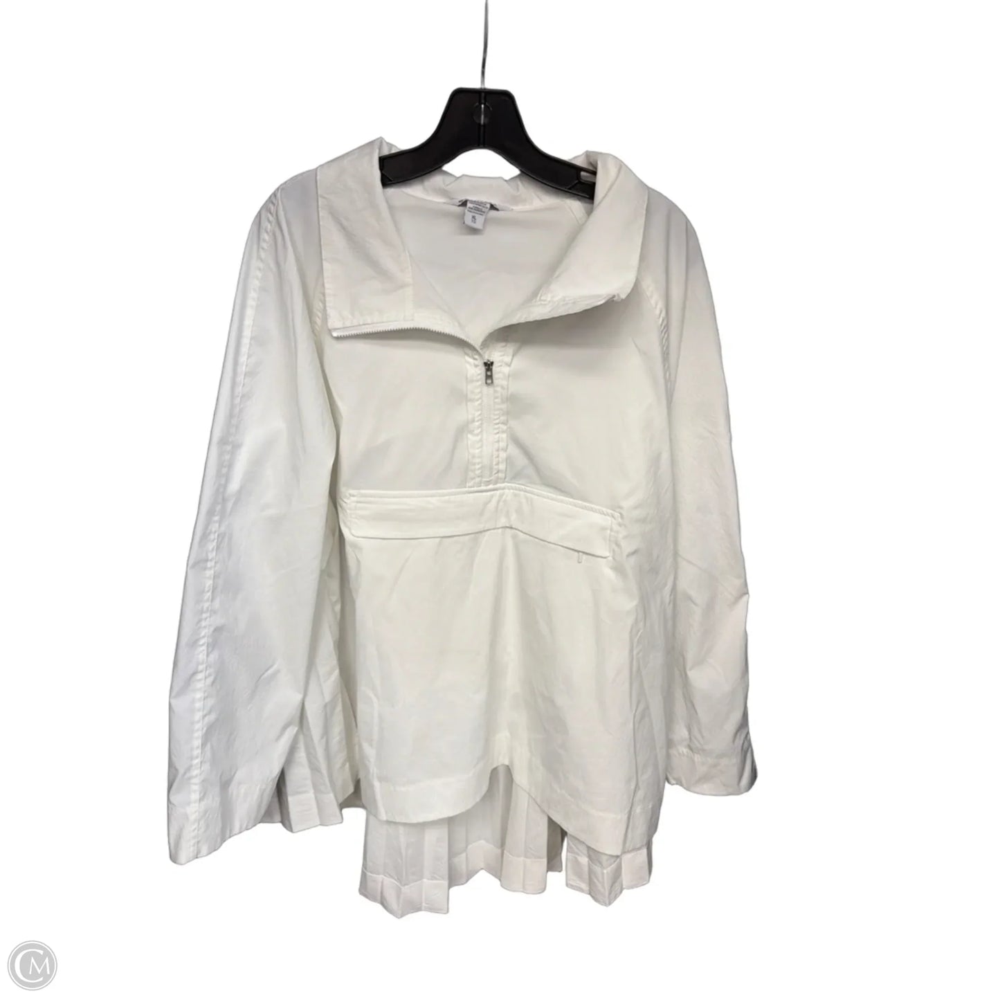 Athletic Jacket By Athleta In White, Size: Xl