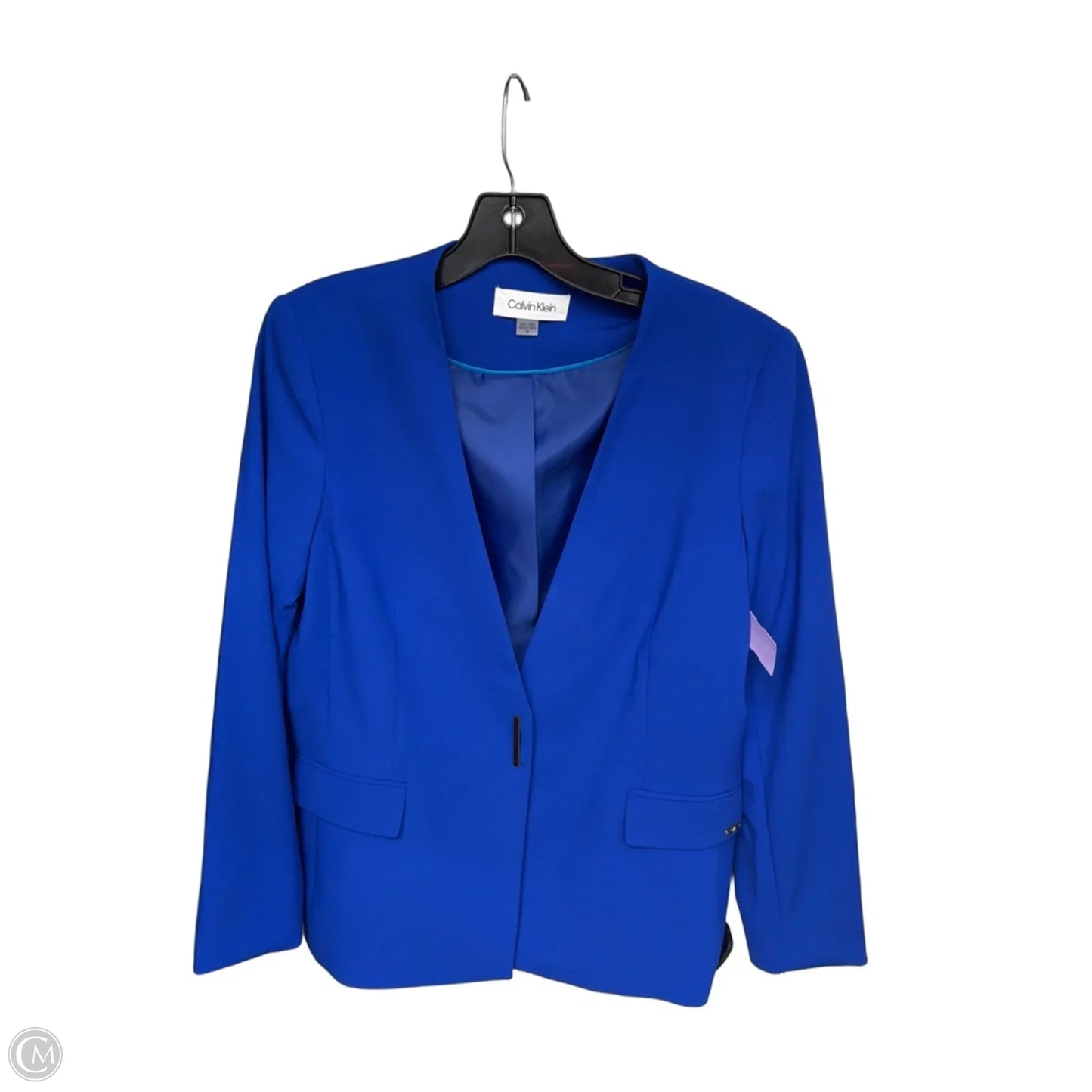 Blazer By Calvin Klein In Blue, Size: 12