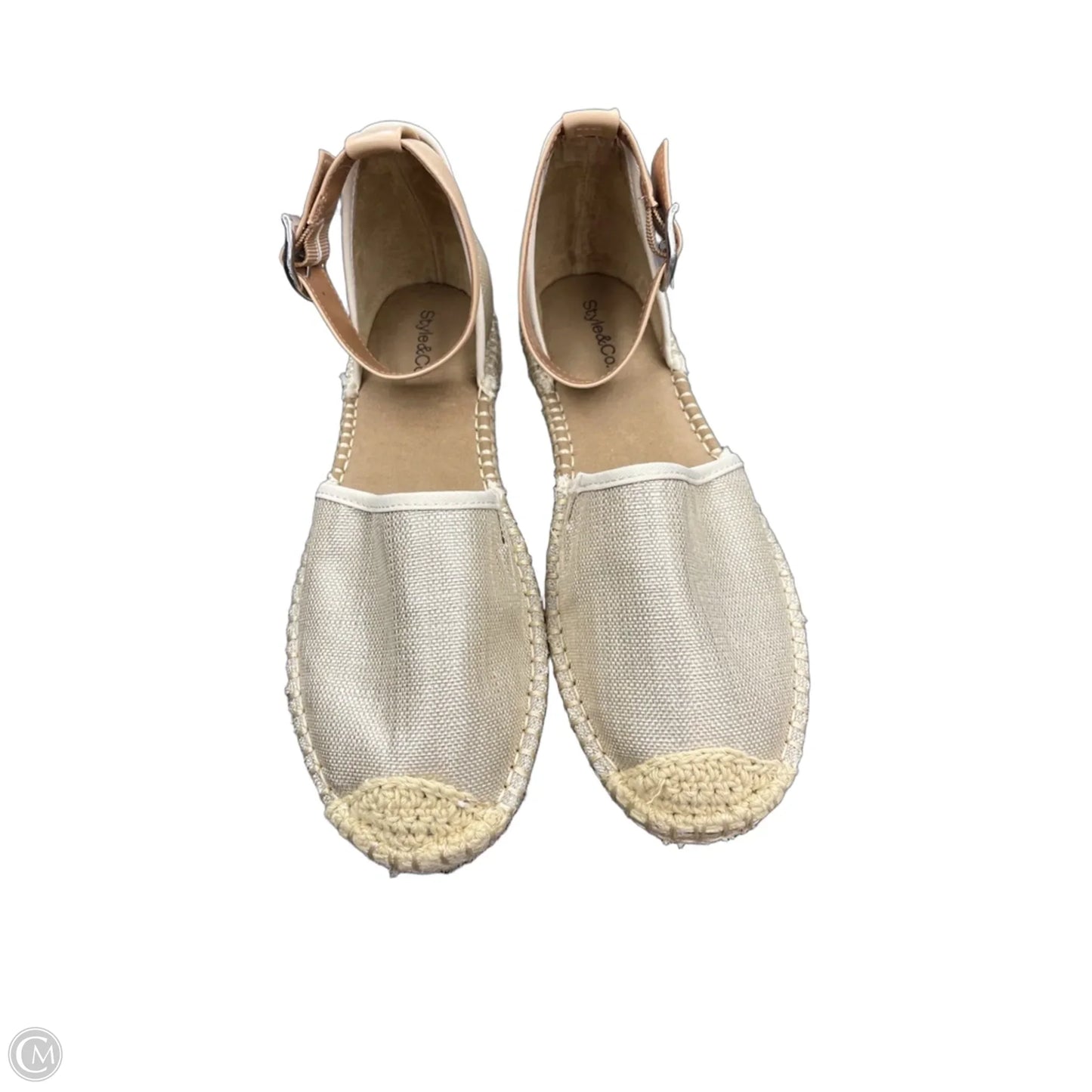 Shoes Flats By Style And Company In Beige, Size: 7.5