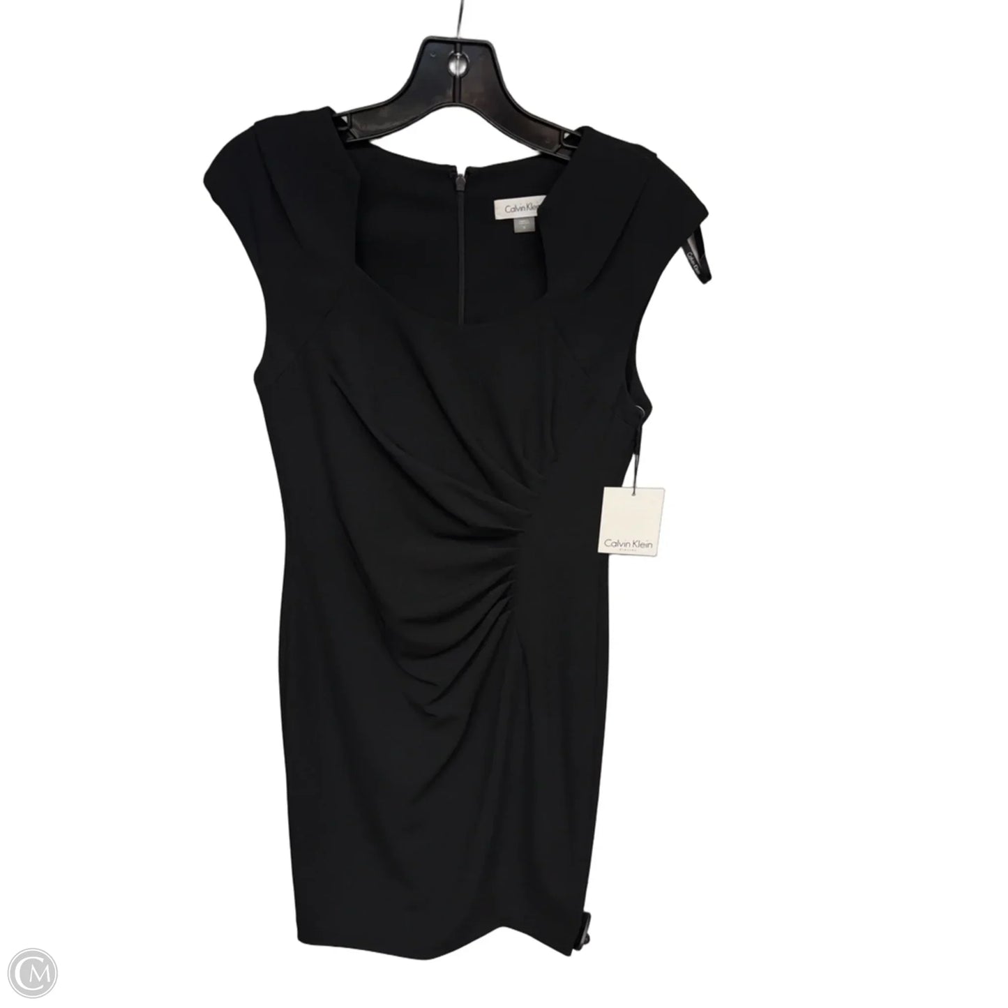 Dress Work By Calvin Klein In Black, Size: 4