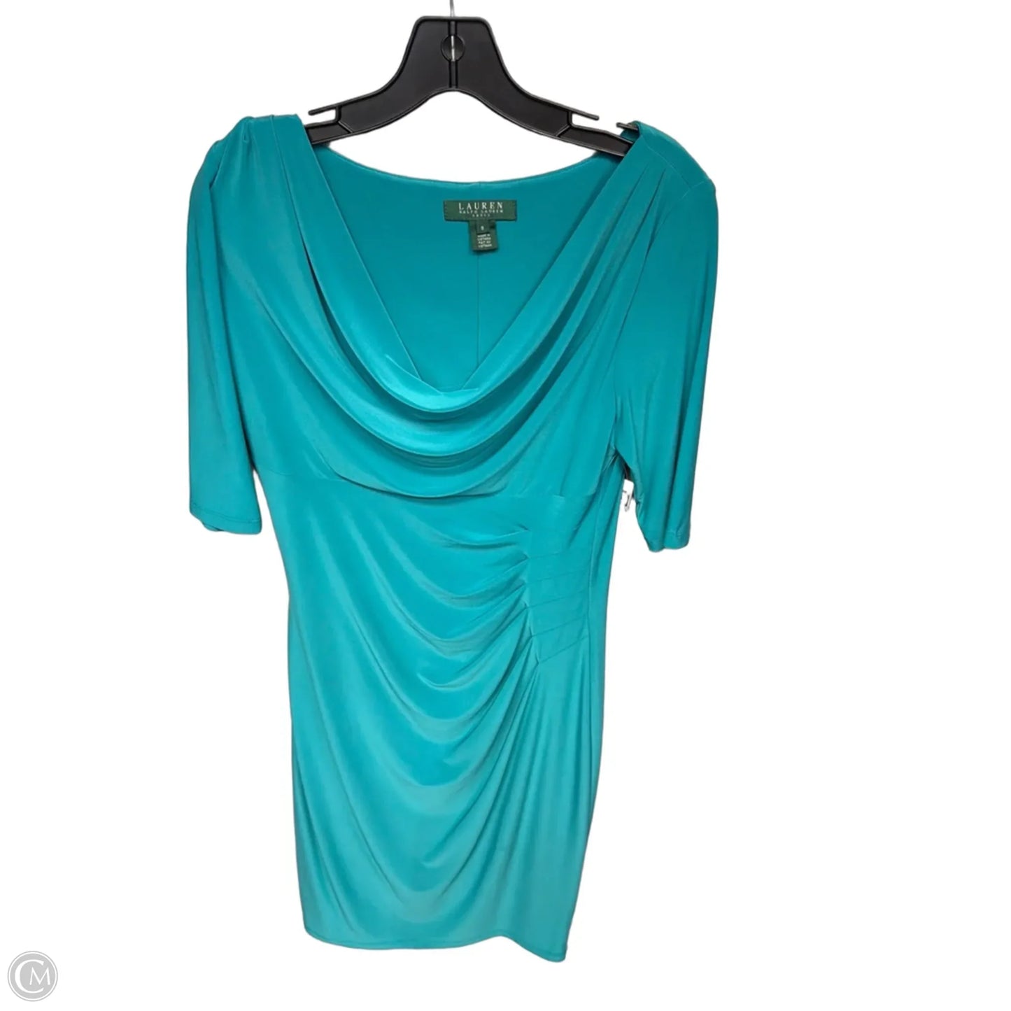 Dress Work By Lauren By Ralph Lauren In Teal, Size: 8
