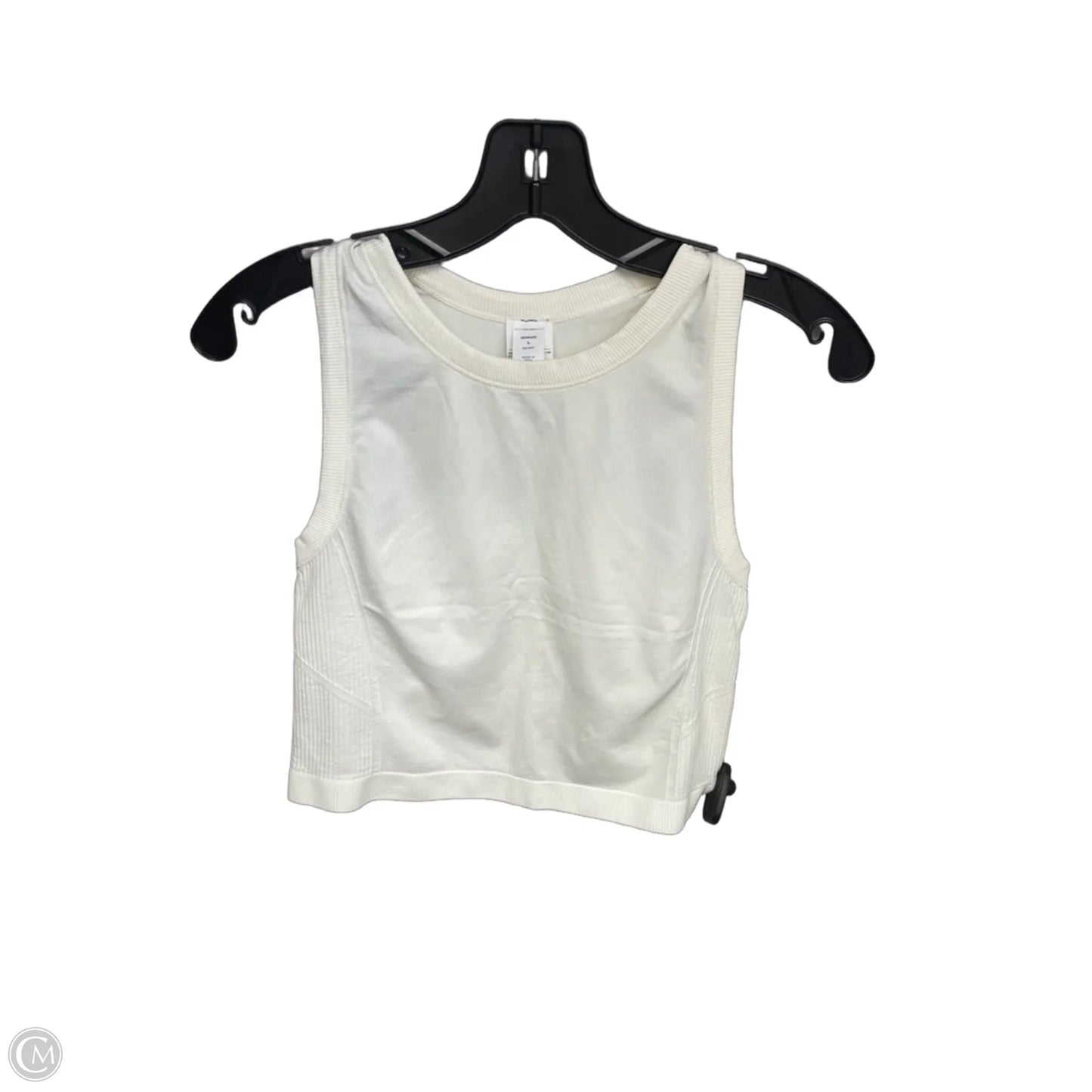 Athletic Tank Top By Old Navy In Cream, Size: L