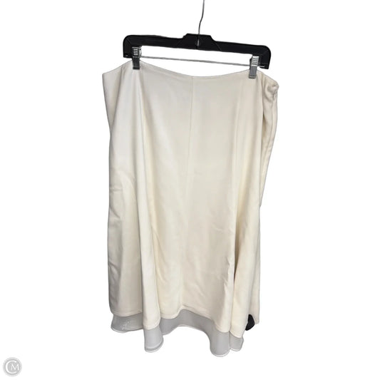 Skirt Maxi By Nordstrom In Cream, Size: Xl