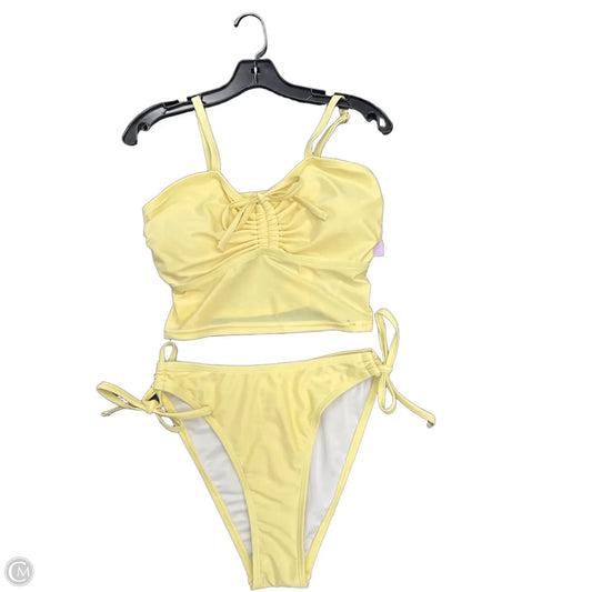 Swimsuit 2pc By Shein In Yellow, Size: Xl