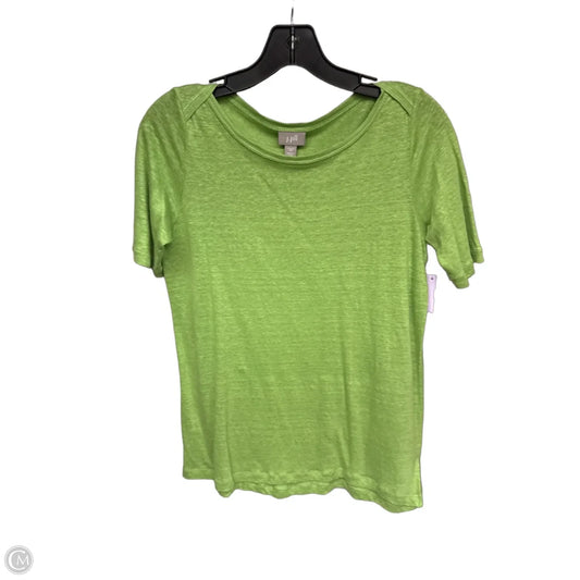 Top Short Sleeve By J. Jill In Green, Size: Xs