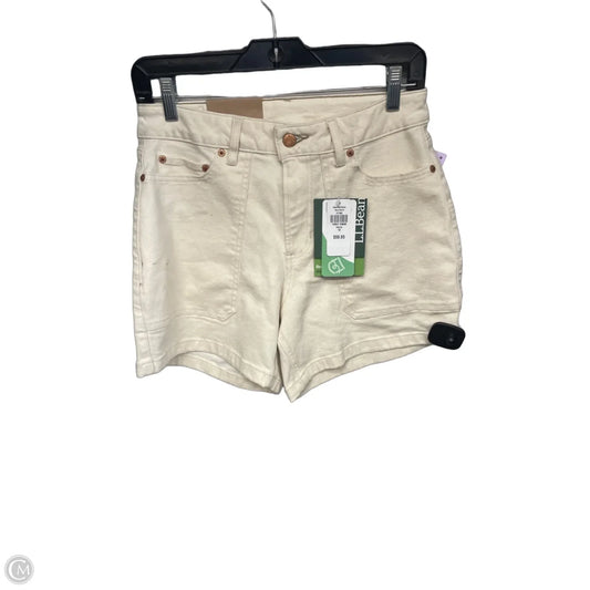 Shorts By L.l. Bean In Cream Denim, Size: 10