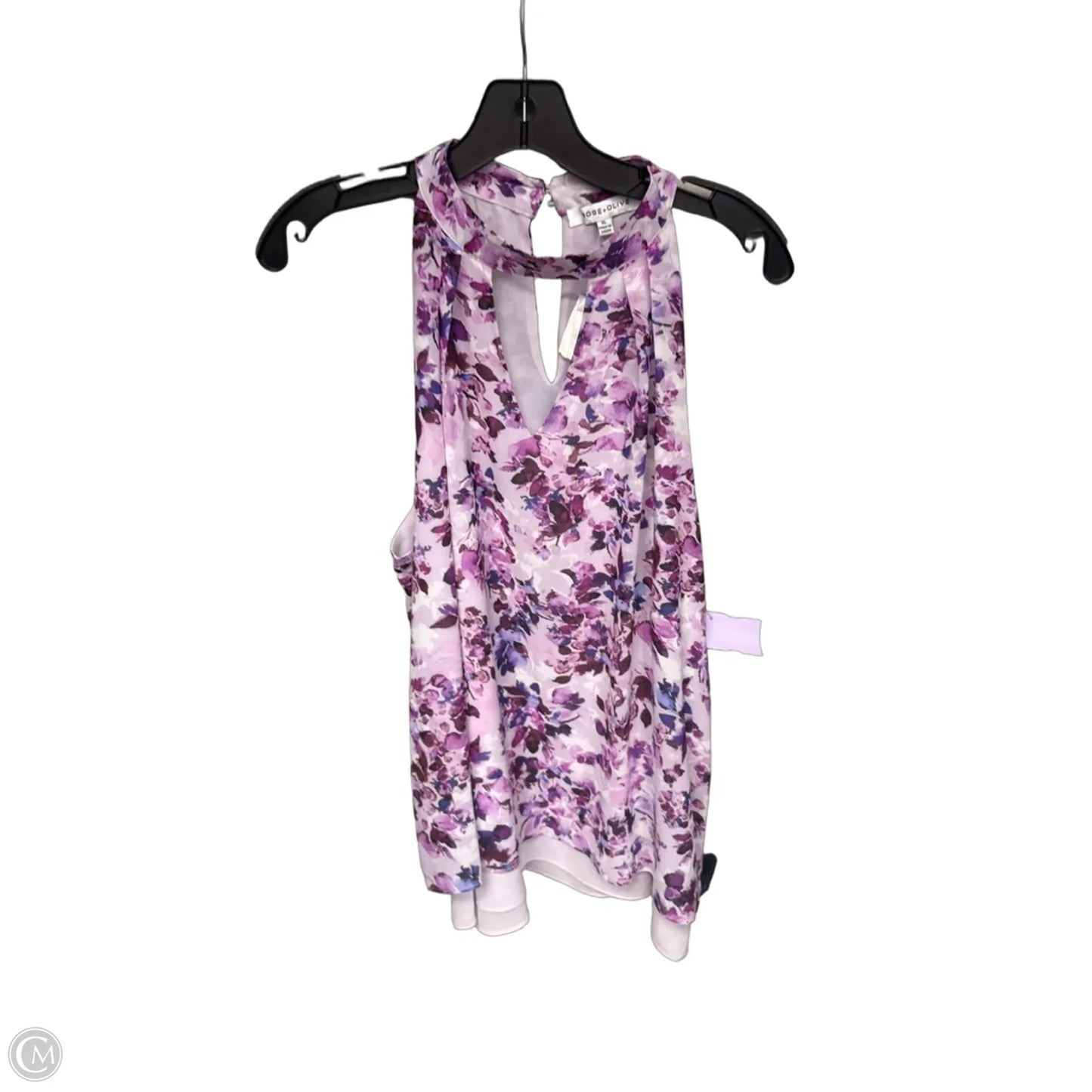 Top Sleeveless By Rose And Olive In Purple, Size: Xl