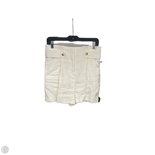 Shorts Designer By Veronica Beard In Cream, Size: 6