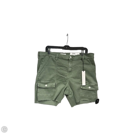 Shorts By Nicole Miller In Green, Size: 16