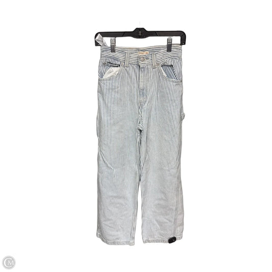 Jeans Straight By Levis In Striped Pattern, Size: 24