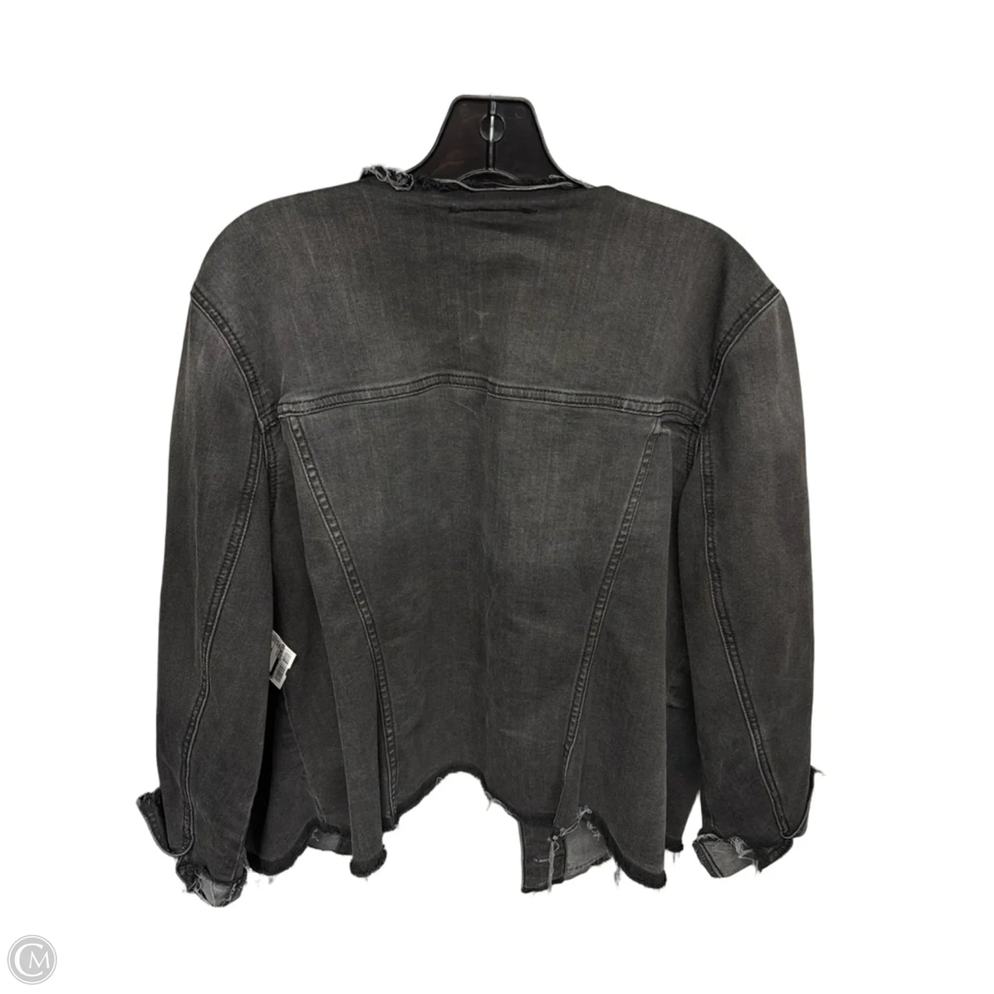 Jacket Shirt By Lane Bryant In Black, Size: 18