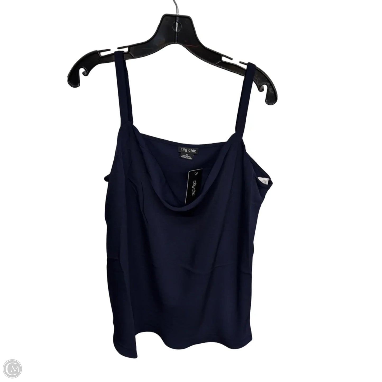 Top Sleeveless By City Chic In Navy, Size: M
