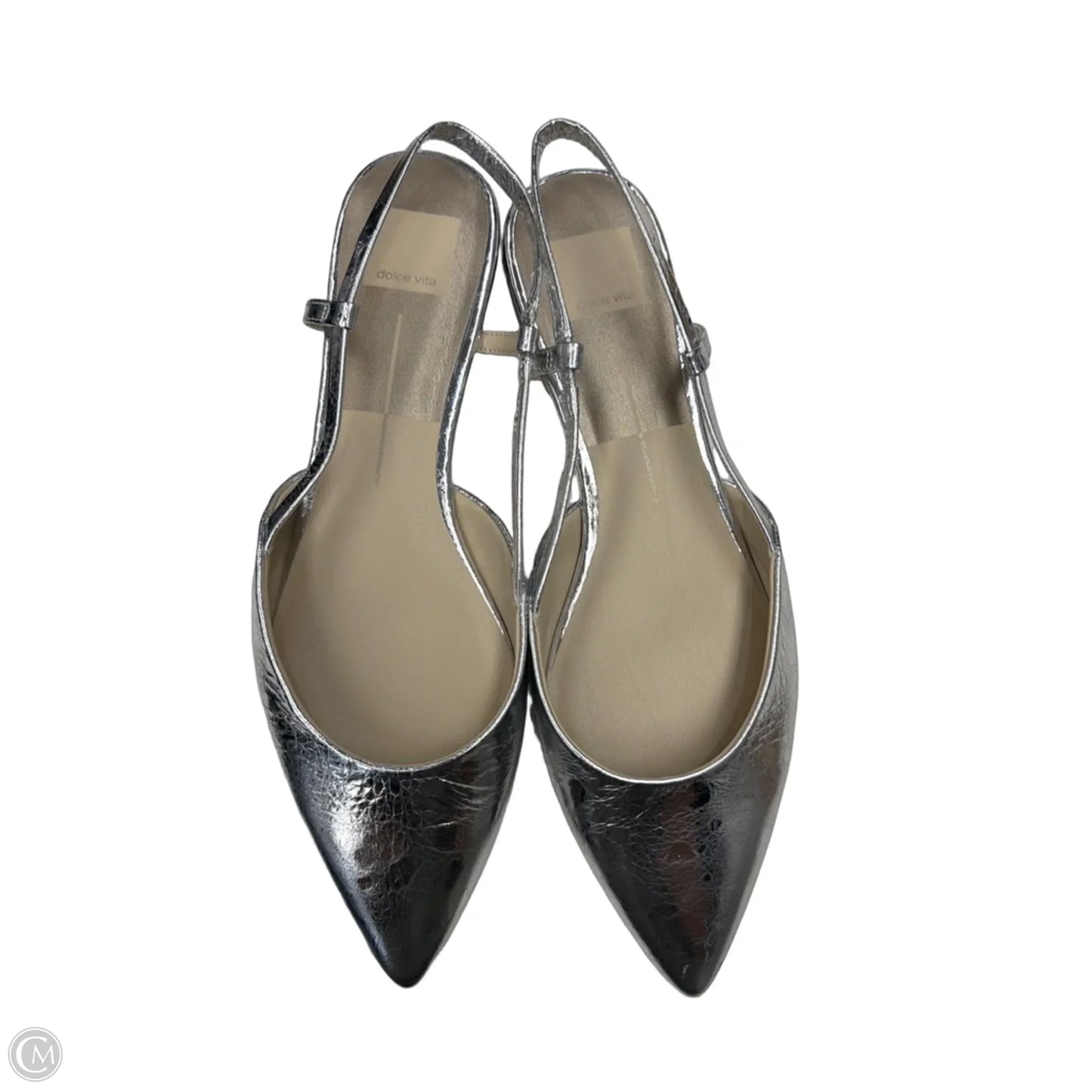 Sandals Flats By Dolce Vita In Silver, Size: 9.5