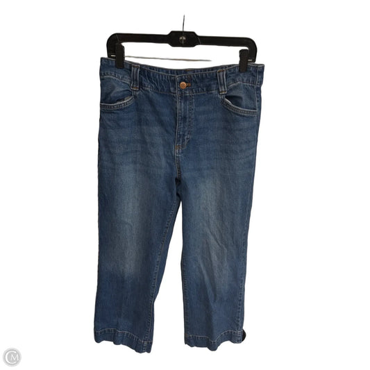 Jeans Straight By Talbots In Blue Denim, Size: 12p