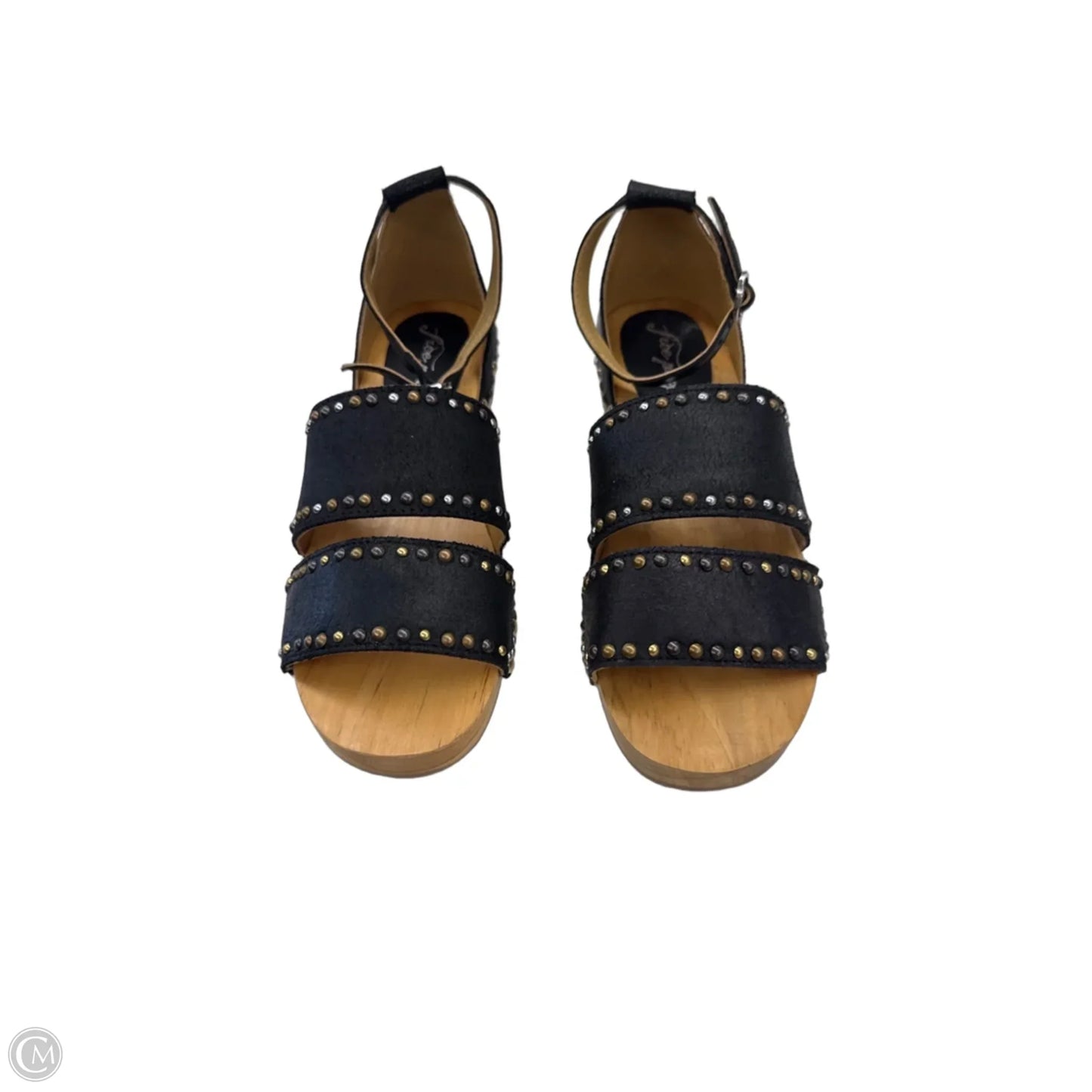 Sandals Heels Block By Free People In Black, Size: