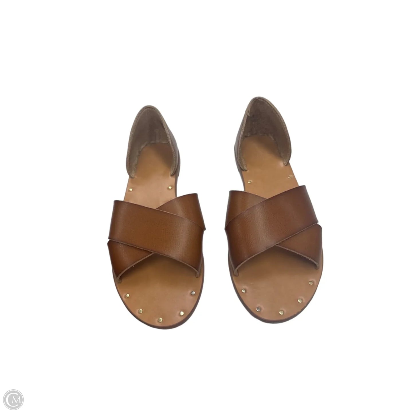 Sandals Flats By Universal Thread In Brown, Size: 9