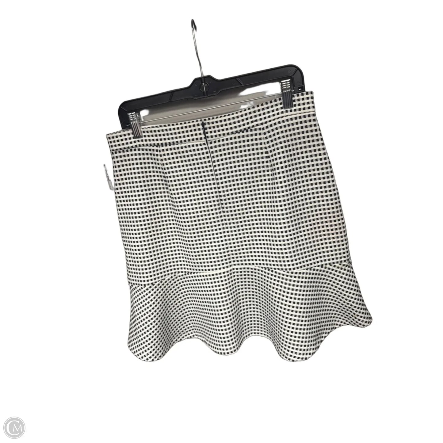 Skirt Midi By Banana Republic In Black & White, Size: 8