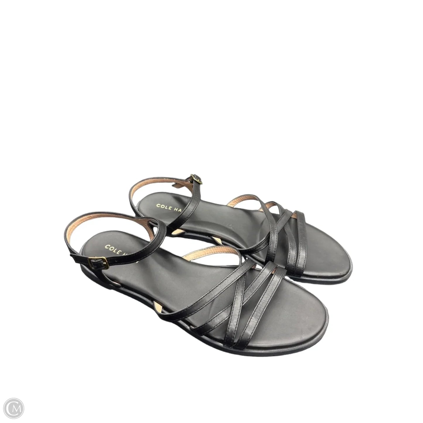 Sandals Flats By Cole-haan In Black, Size: 10