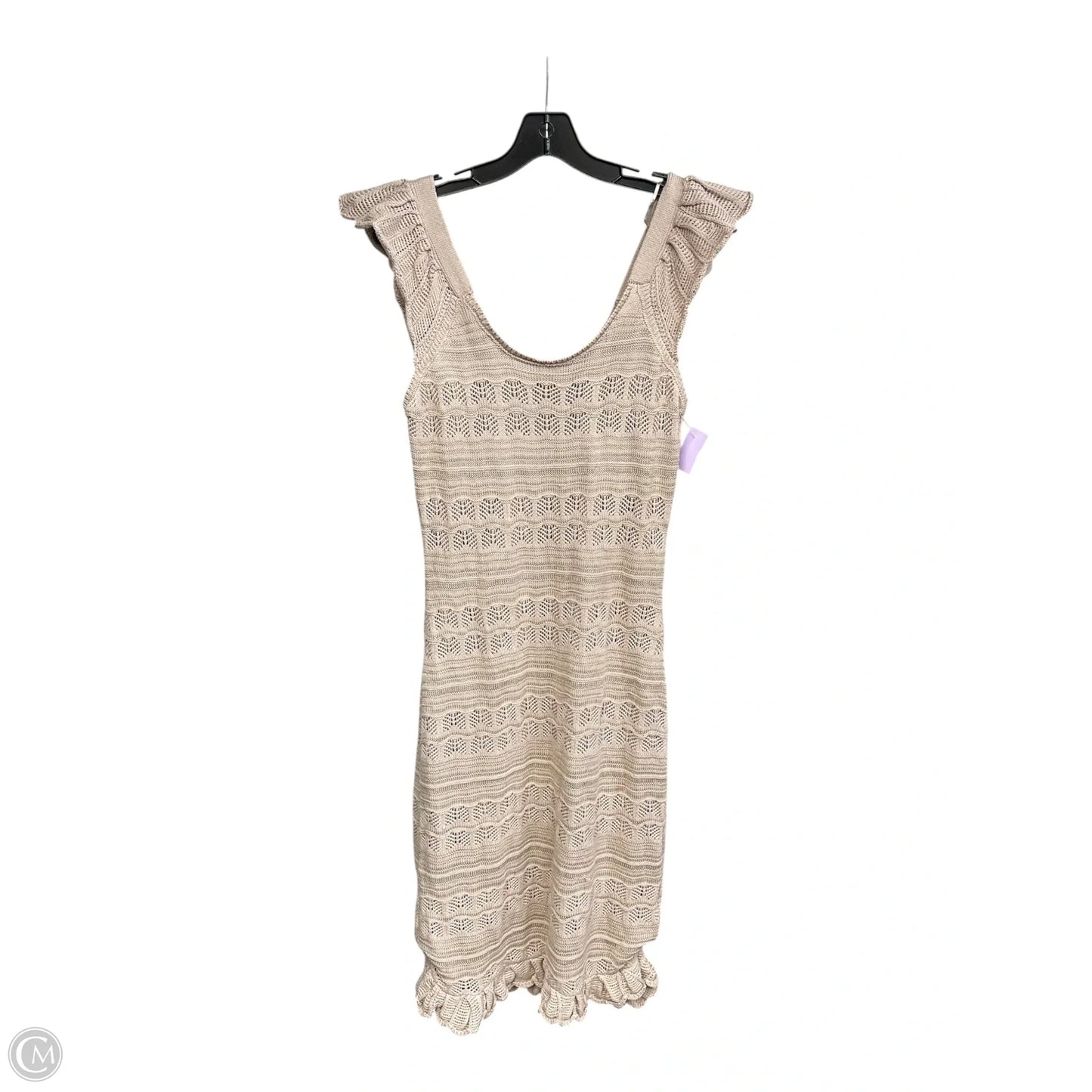 Dress Casual Maxi By Clothes Mentor In Beige, Size: L