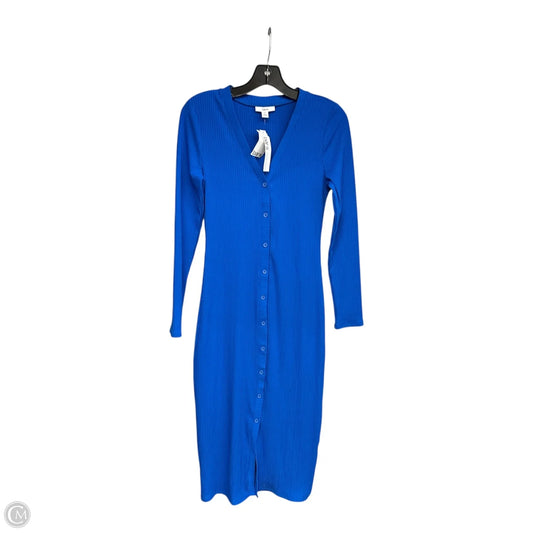 Dress Casual Maxi By Bar Iii In Blue, Size: M