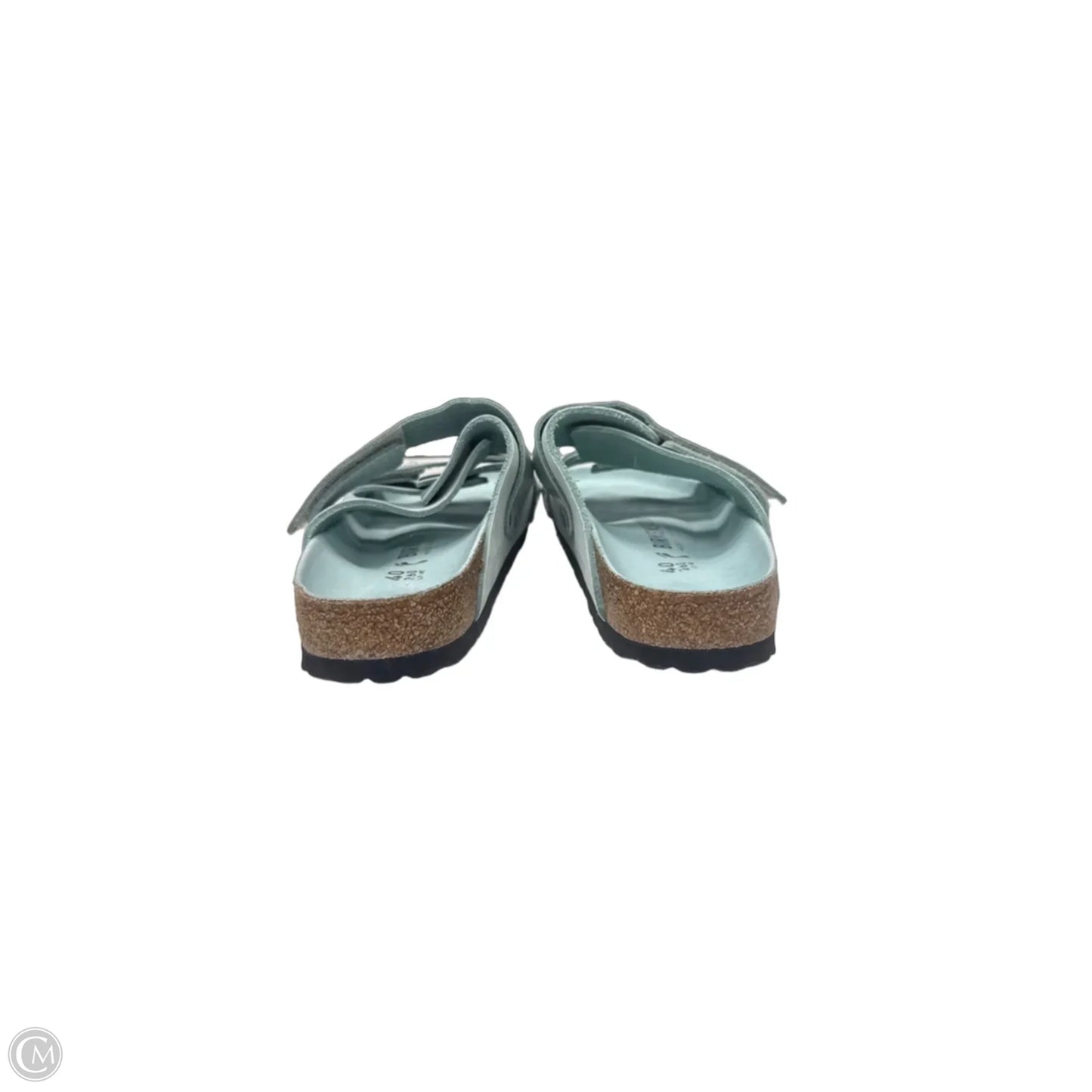 Sandals Flats By Birkenstock In Aqua, Size: 9