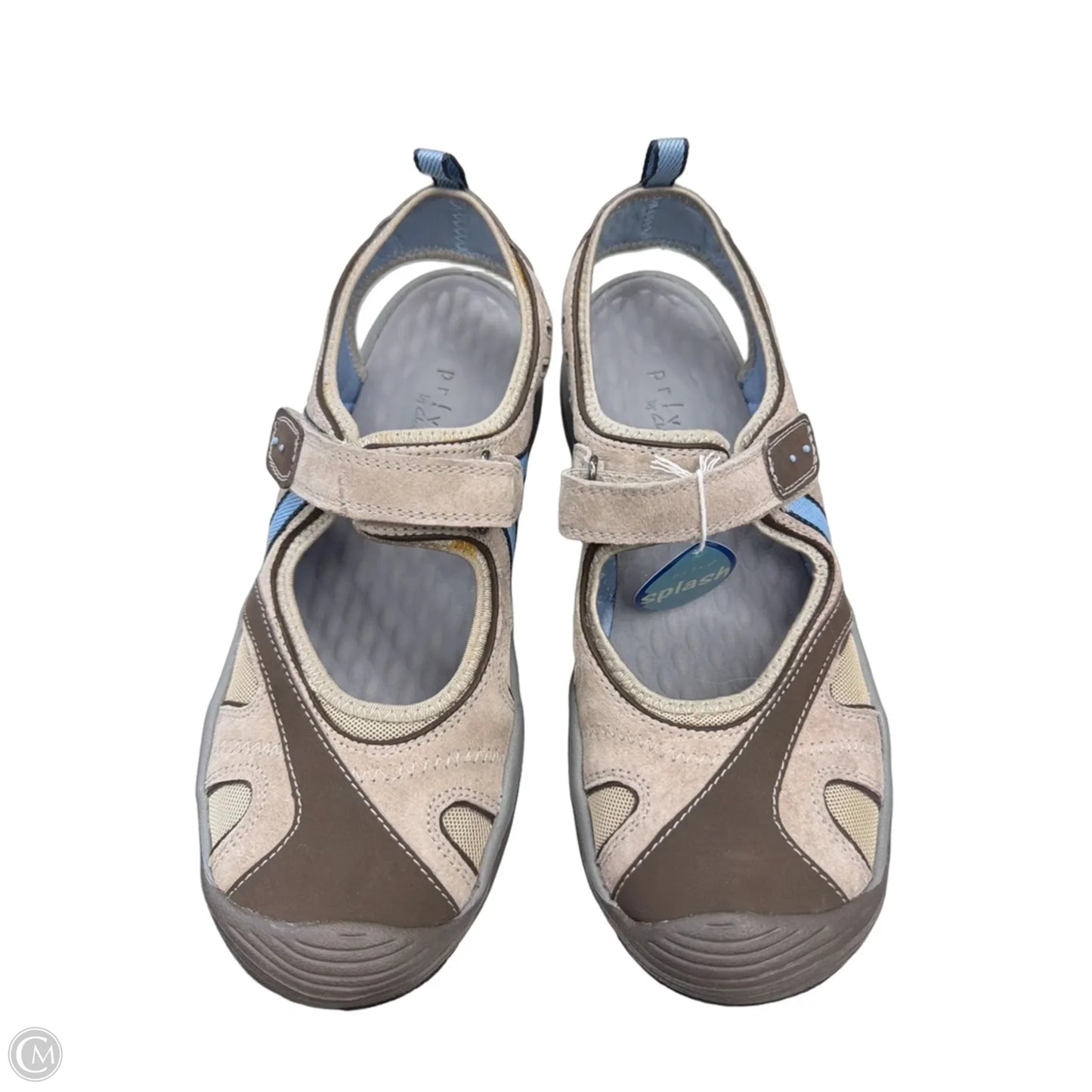 Sandals Flats By Privo In Blue & Tan, Size: 10