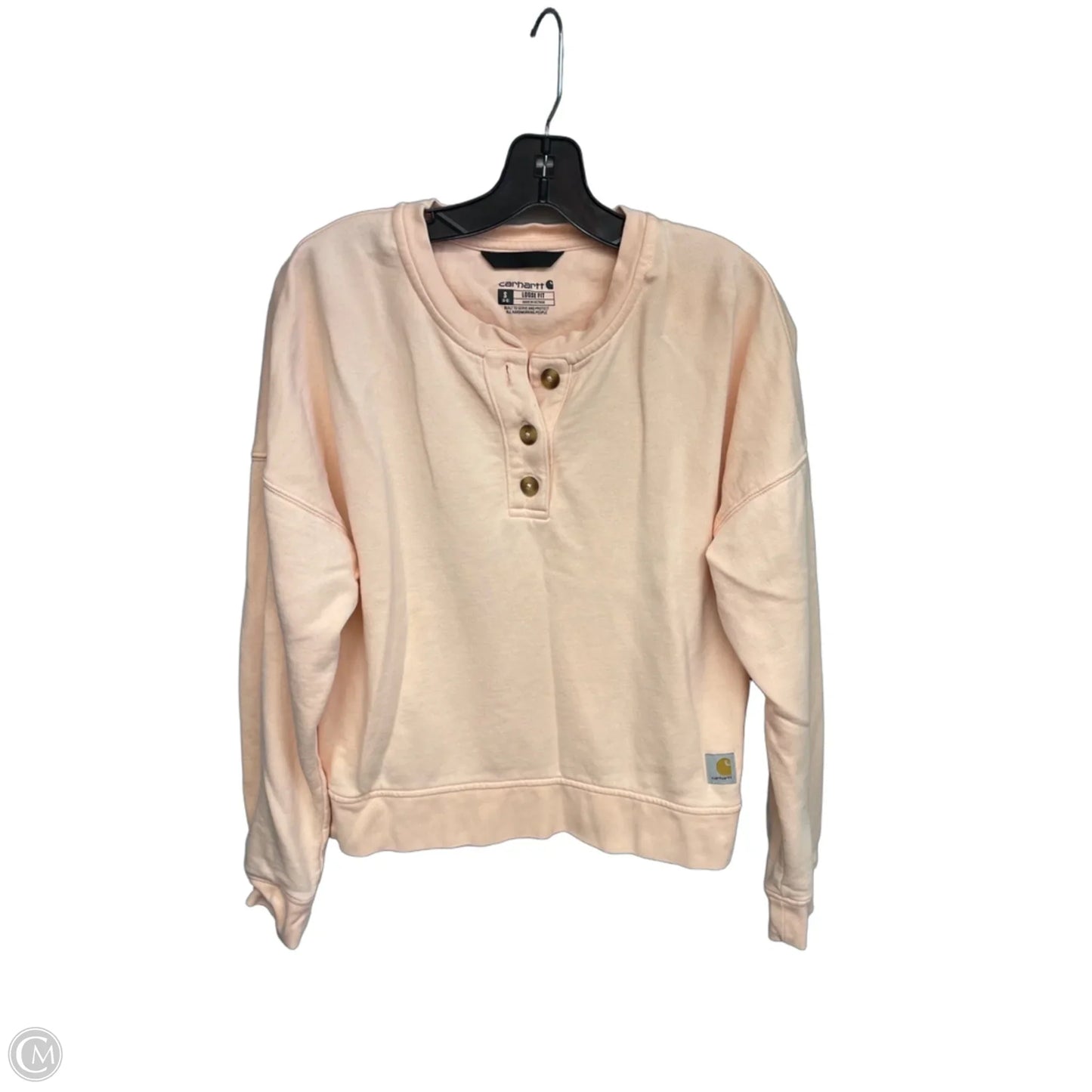 Sweater By Carhartt In Peach, Size: S