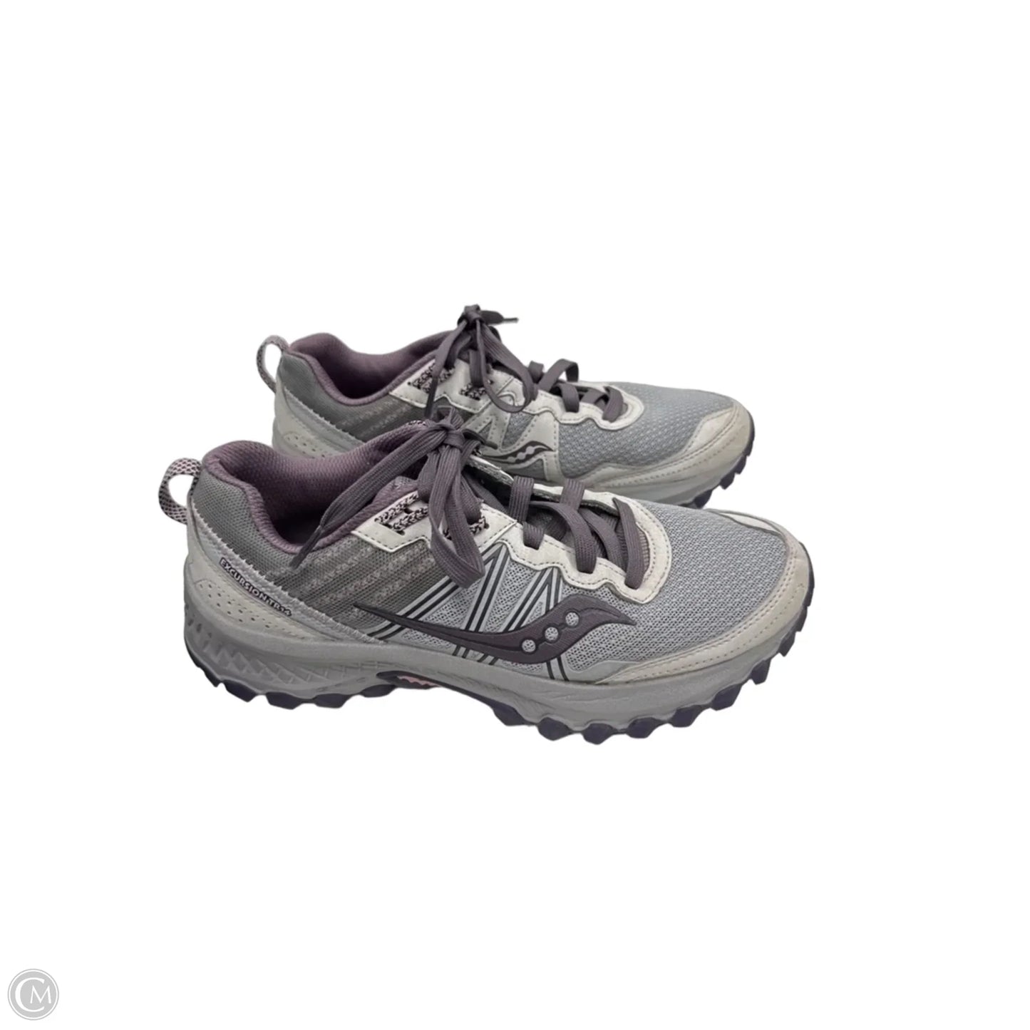 Shoes Athletic By Saucony In Grey & Purple, Size: 8