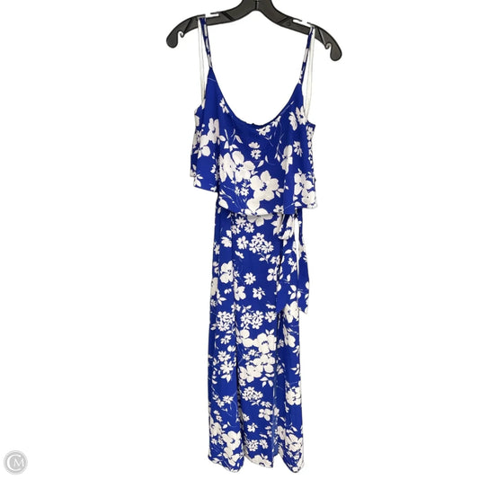 Dress Casual Maxi By Premier Amour In Blue & White, Size: 16