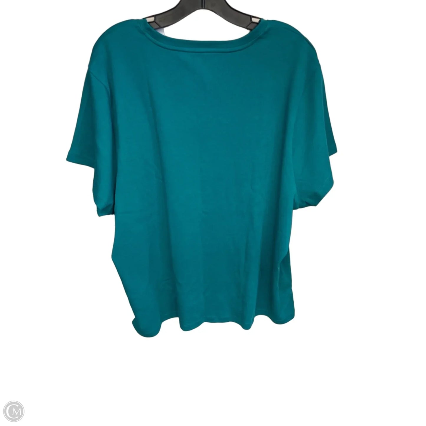 Top Short Sleeve By J. Crew In Teal, Size: 3x