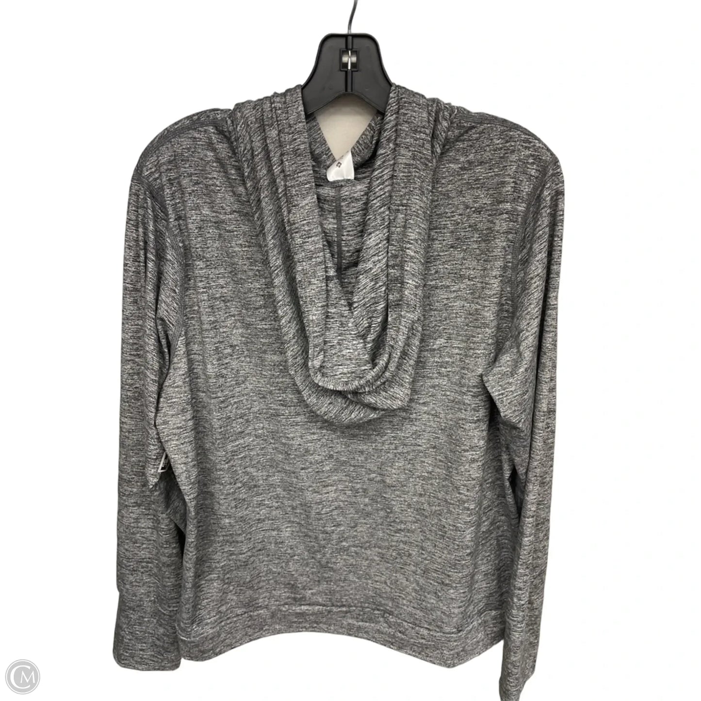 Athletic Top Long Sleeve Hoodie By Members Mark In Grey, Size: Xl