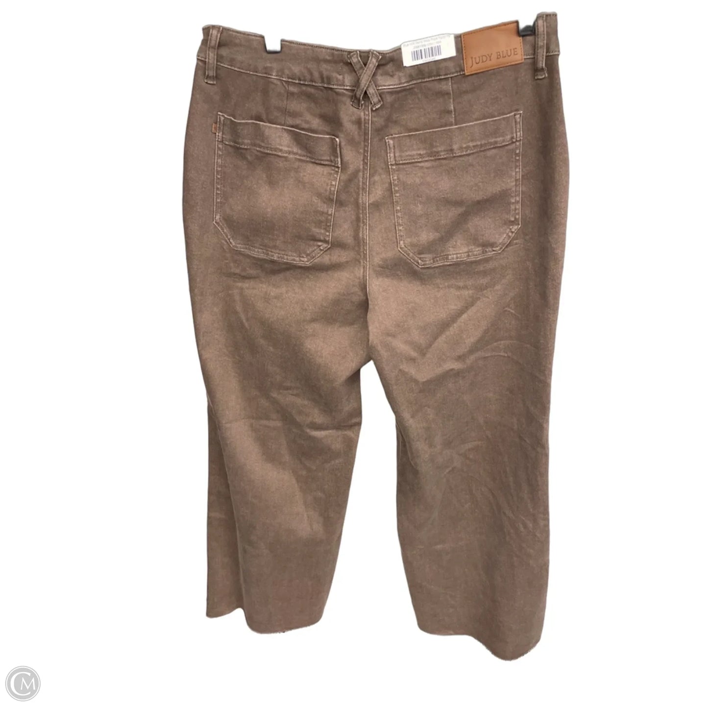 Jeans Wide Leg By Judy Blue In Brown Denim, Size: 16