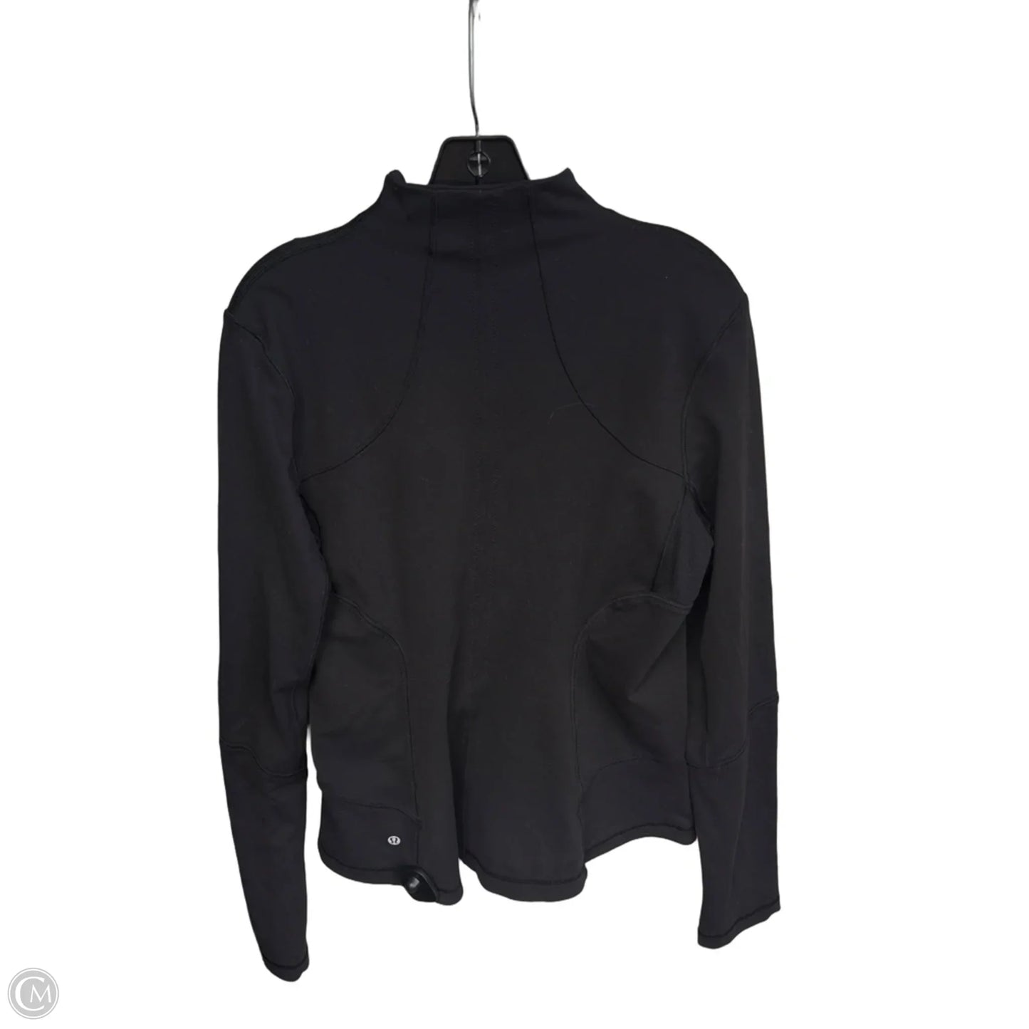 Athletic Jacket By Lululemon In Black, Size: M