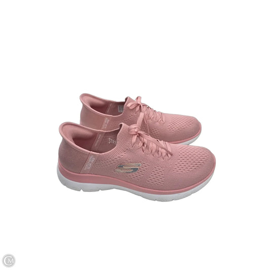 Shoes Athletic By Skechers In Pink, Size: 8.5