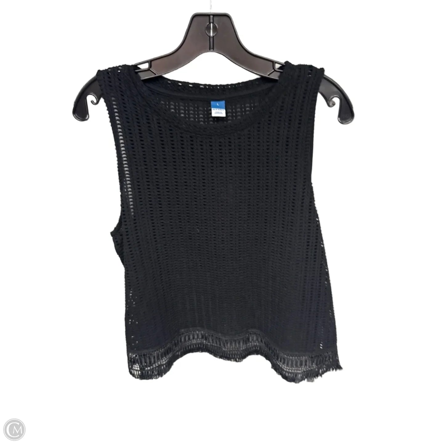 Top Sleeveless By Old Navy In Black, Size: L