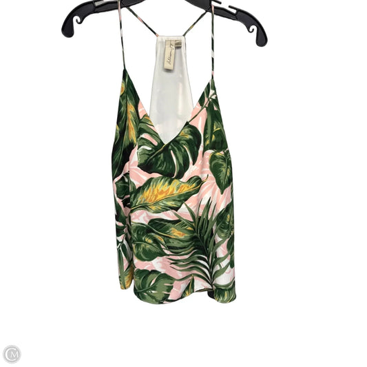 Top Sleeveless By Allison Joy In Tropical Print, Size: Xl