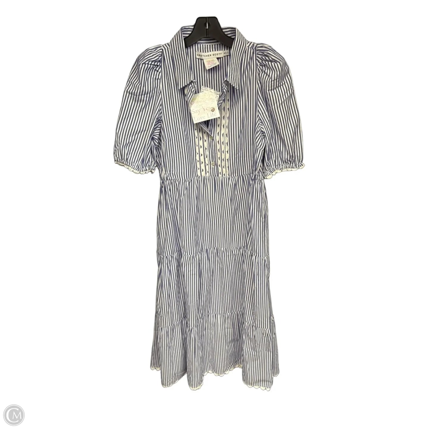 Dress Casual Maxi By Gretchen Scott In Striped Pattern, Size: S