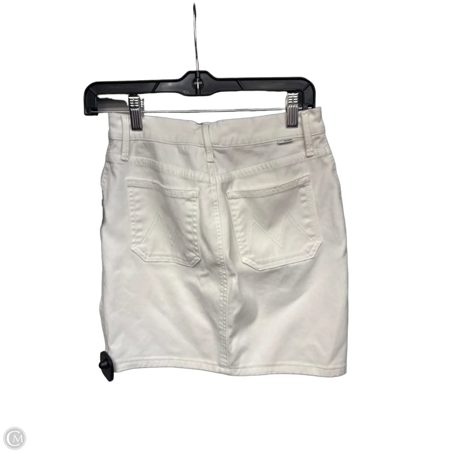 Skirt Midi By Mother In White Denim, Size: 4