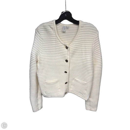 Sweater Cardigan By Joie In Cream, Size: Xl
