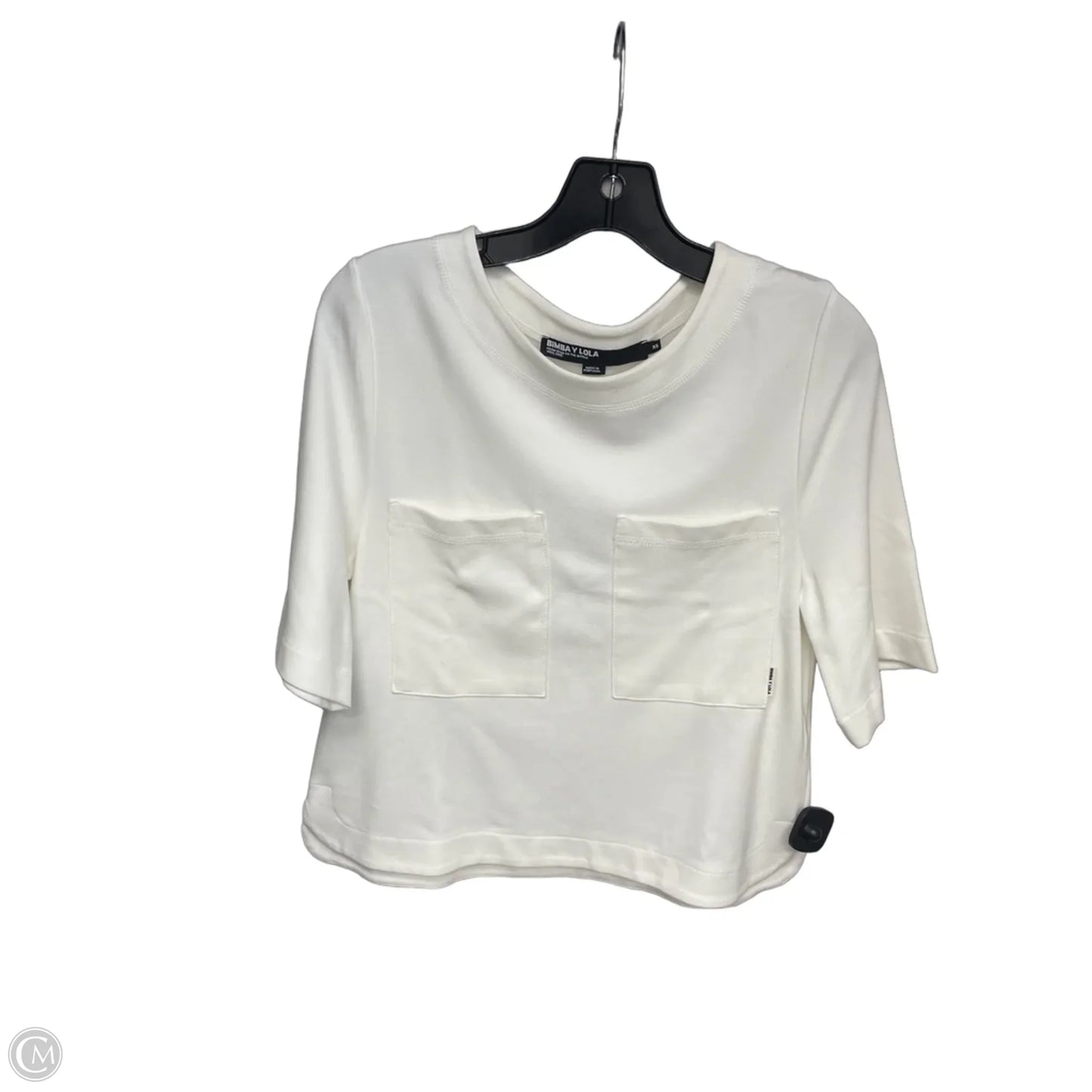 Top Short Sleeve By Cma In Cream, Size: Xs