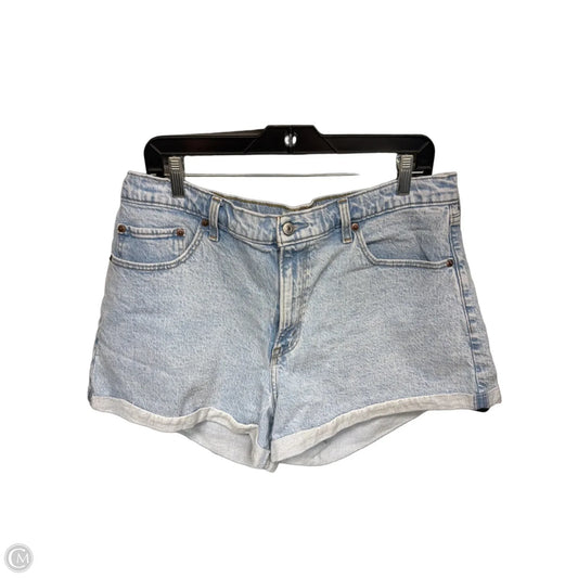 Shorts By Abercrombie And Fitch In Blue Denim, Size: 16