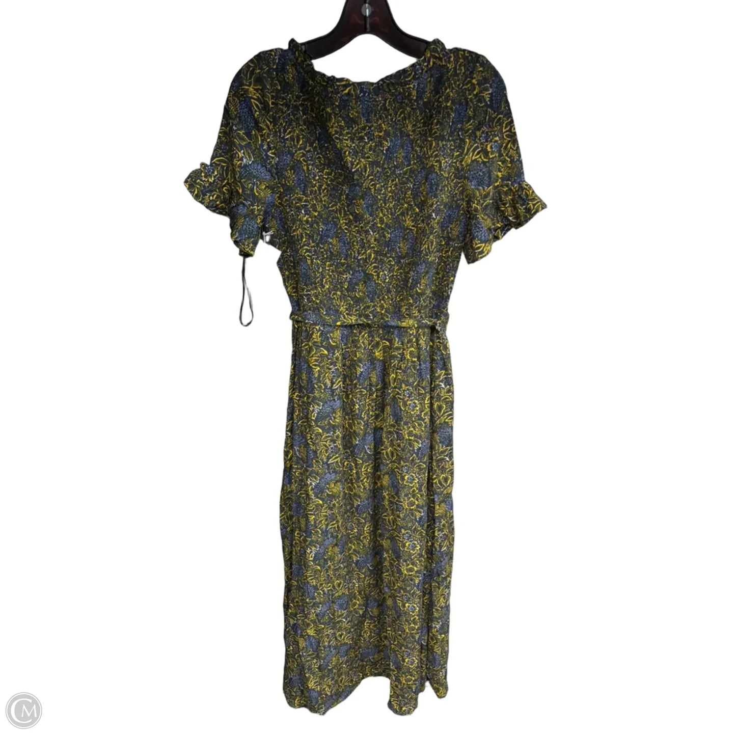 Dress Casual Maxi By Chelsea 28 In Blue & Yellow, Size: M