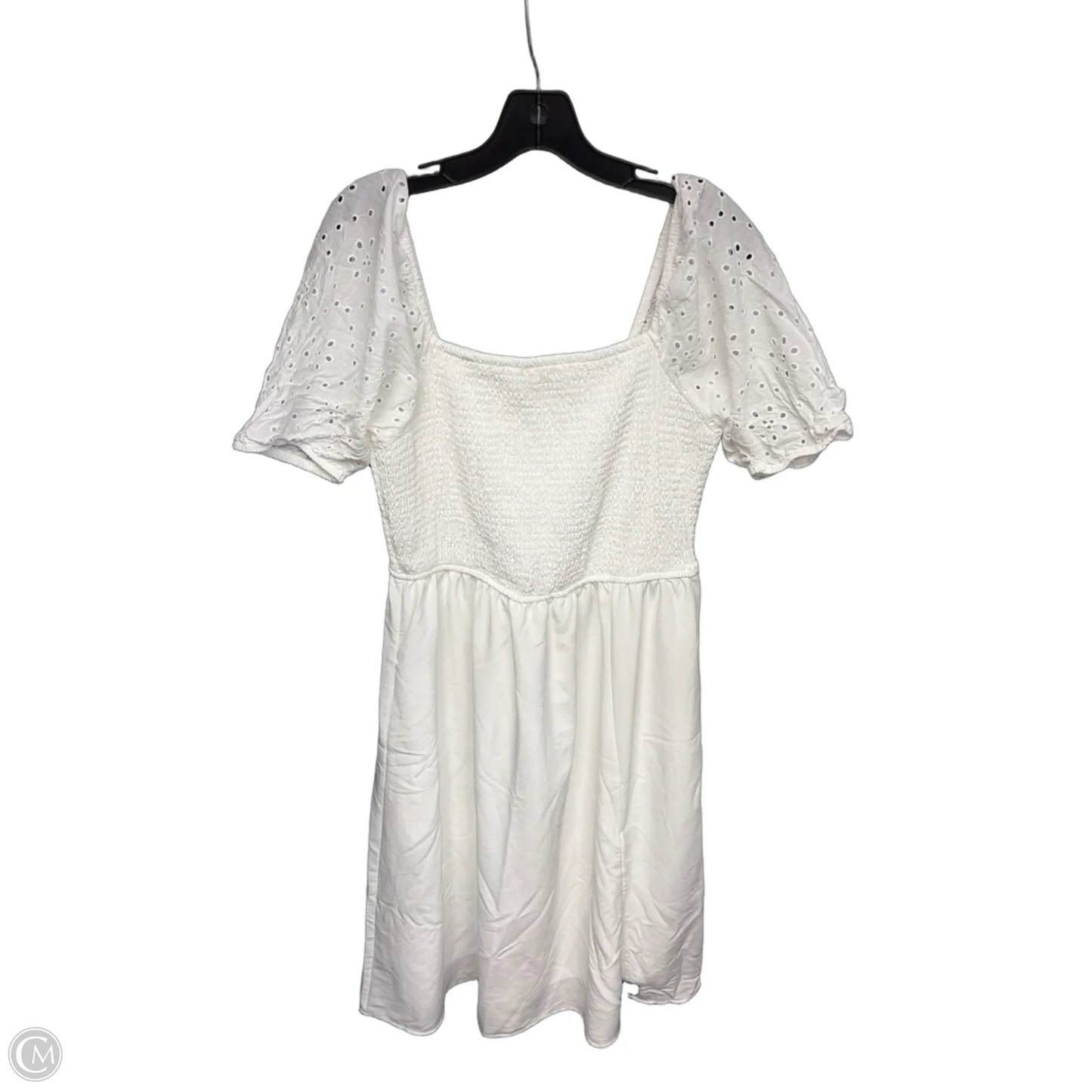 Dress Casual Midi By Maurices In White, Size: L