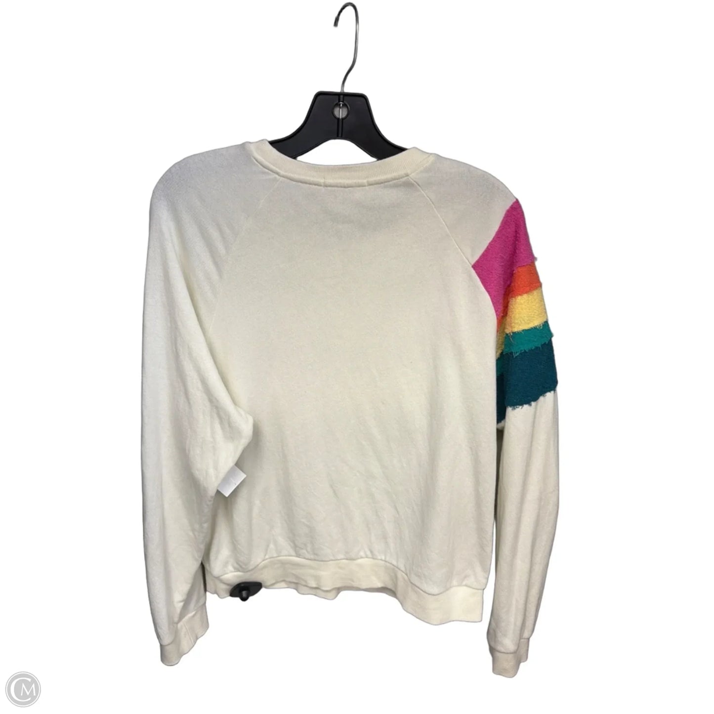 Sweatshirt Crewneck By Marine Layer In Rainbow Print, Size: M