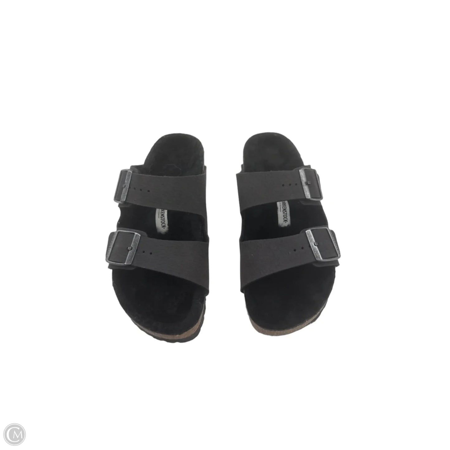 Sandals Flats By Birkenstock In Grey, Size: 9